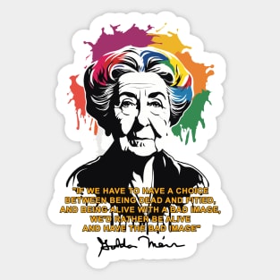 Golda Meir Sticker